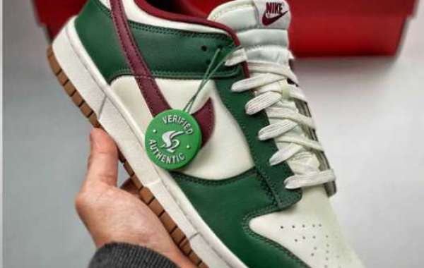 Nike Dunk Low: The Gorge Green Team Red Edition