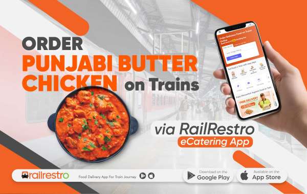 Order Punjabi Butter Chicken on train Via RailRestro eCatering App