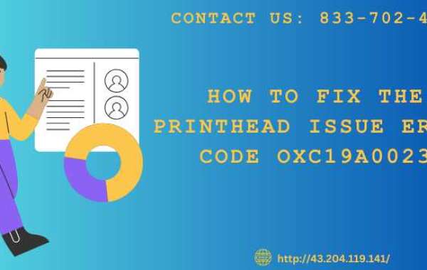 How to Fix the Printhead Issue ‘Error Code Oxc19a0023’